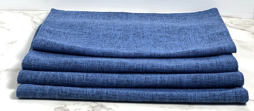 Placemats blue denim look set - placemats,