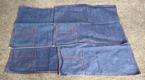 Vtg denim blue jeans - denim,
