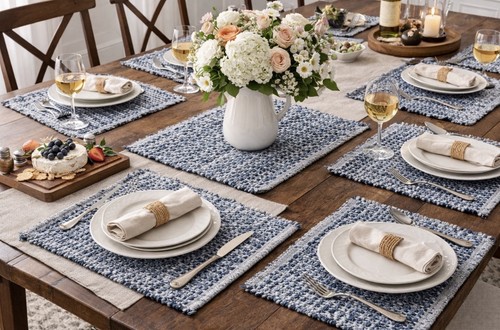 Set denim rag weave - rag,